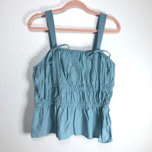 Universal Thread Goods Crop Tank Top Womens Size Large Blue